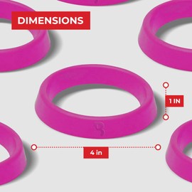 BSI Bowling Ball Cup – Premium 4-Inch Ball Holder, Cleaning, Polishing, & Display Cups, Compatible with a Range of Sports & Bowling Balls, Magenta