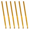 6 PCS 6mm Crochet Hooks, Aluminum Knitting Needles, US Size