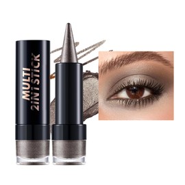 Kyannkara 2-in-1 Eyeshadow Stick And Cream Combo,Double Head Design,Long-Lasting Also Use For Eyeliner,Pearl Shimmer Finsh,Silky Texture(09#)