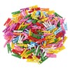 DECORA 2.5cm Multicolor Wood Mini Clothespin 72 pieces in One