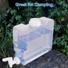 VIDETOL 3L Fridge Water Dispenser with Tap, 2 Pack Reusable