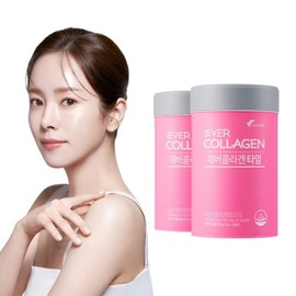Ever Collagen Time 60 Days (30 Packets x 2 Bottles) Functionality Approved by the Ministry of Food and Drug Safety / 에버콜라겐 타임 60일(30포X2통) 식약처 기능성 인정