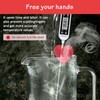 2Pcs Thermometer Pot Clip Holder, Windspeed Red Candy Thermometer Pot