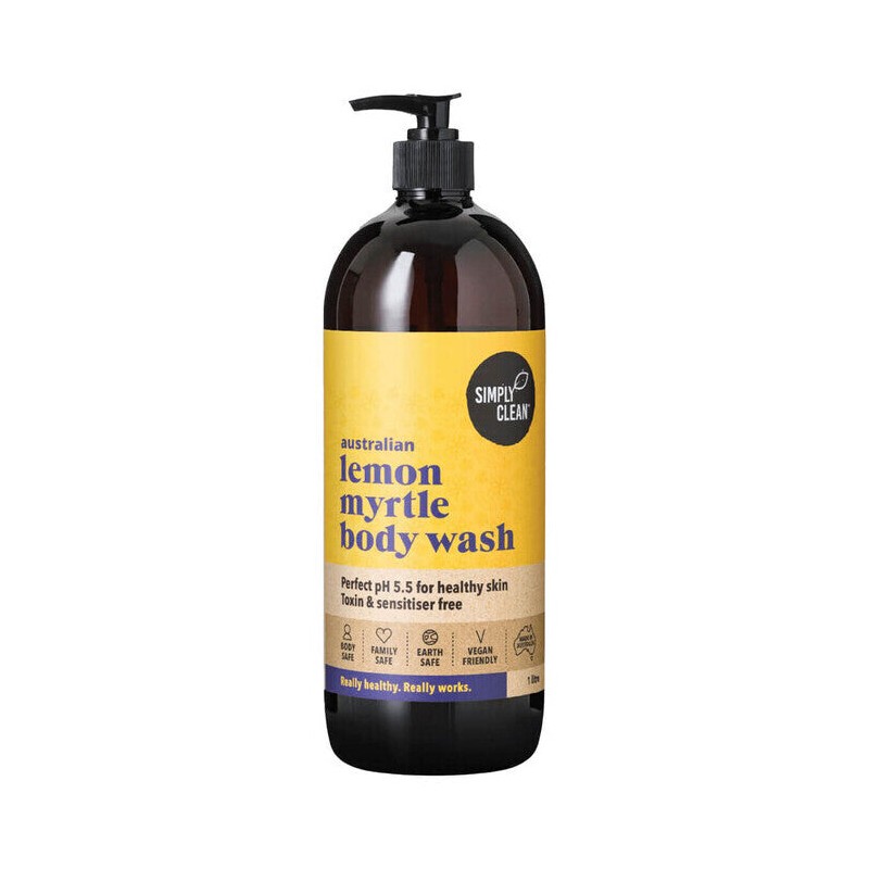 Simply Clean Body Wash - Lemon Myrtle, 500ml