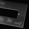 Musiclily Pro Acrylic P90 Pickup Routing Template for Electric Guitar