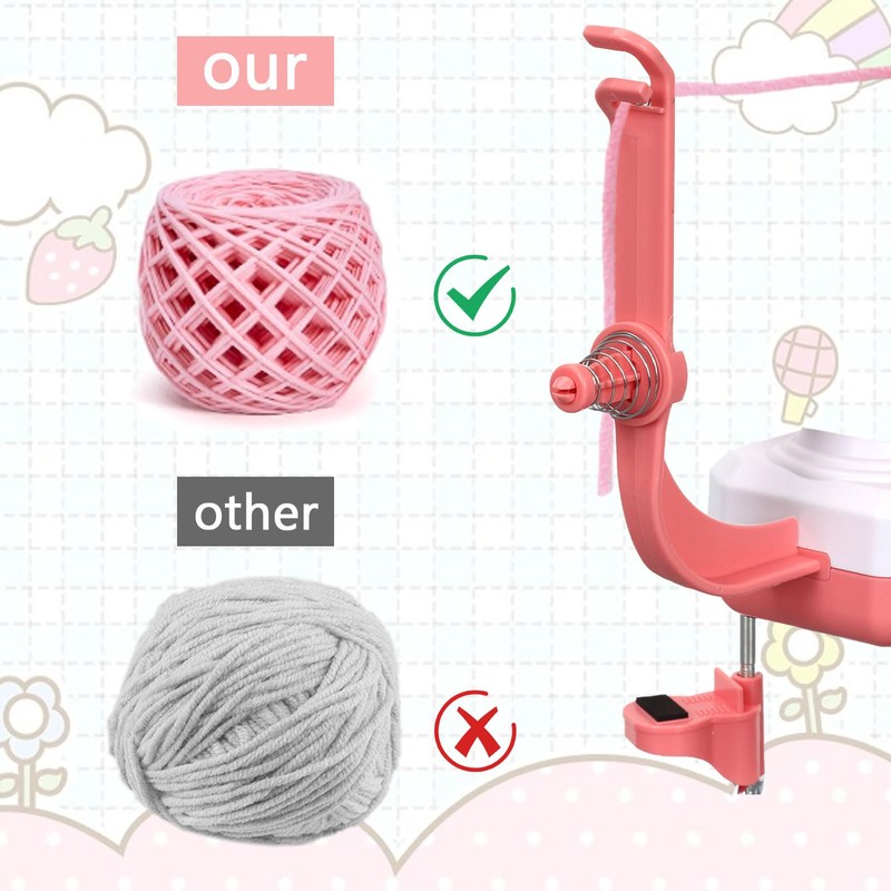 Electric Yarn Winder, Wool Winder with Yarn Guide, Electric Wool