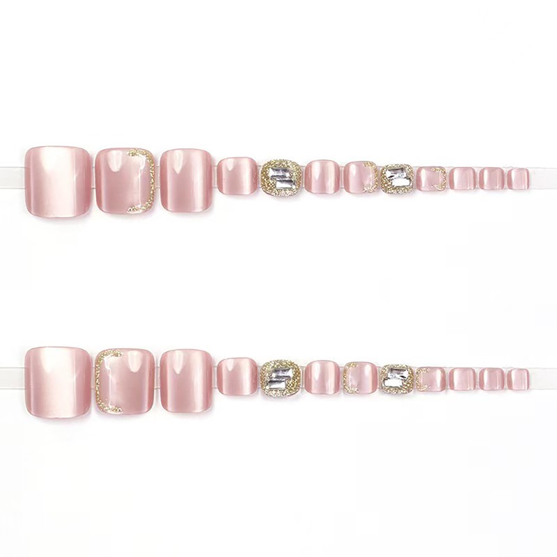 Nail Tip, 24 Pieces, Thumb Nail Seal, Foot False Nail,