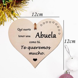 Geburtstagsgeschenk für Oma, Dekoration für Großmutter, Muttertagsgeschenk der Enkelin, Oma, wir lieben dich, ich liebe dich