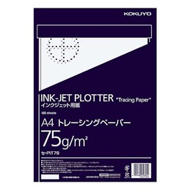 Kokuyo SE-PIT79 Inkjet Plotter Paper Tracing Paper A4 100 Sheets