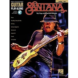 Santana - Guitar Play-Along Vol. 21 Book/Online Audio (Hal-Leonard Guitar Play-Along, 21)