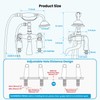 gotonovo Deck Mount Tub Bathtub Faucet Clawfoot with Handheld Shower