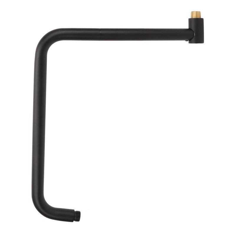 Shower Head Extension with Flange S Shape Shower Arm Wall