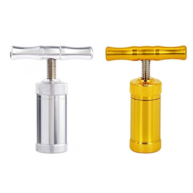 Mini Aluminum Alloy Spice Compression Tool Portable Single Handle Pollen