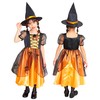 クリアストーン(Clearstone) コスプレ ハロウィン メロディドレス キッズ 120cm 女の子 オレンジ