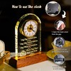 Arikyrist Glass Clock Christian Gifts for Women Men Spiritual Gift