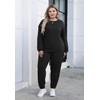 Nemidor Womens Plus Size 2 Piece Fall Matching Lounge Sets