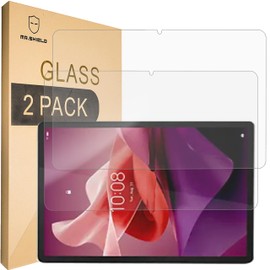 Mr.Shield [2-PACK] Screen Protector For Lenovo Tab P12 Tablet [Tempered Glass] [Japan Glass with 9H Hardness] Screen Protector