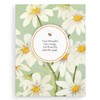Affirmations Lined Notebook, Bee Daisy