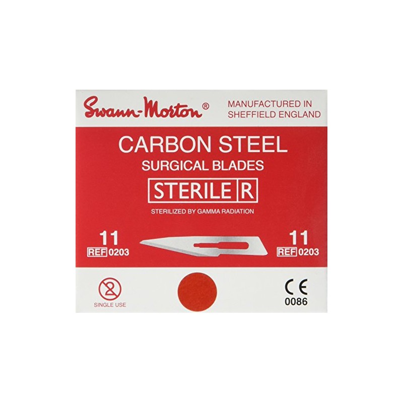 Swann Morton ST10 Box of 100 Sterile blades n ° 10