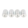 Pack of 4 Slot Weights Set Hook Weight with Hanger