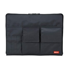 Lihit Lab A7554-24 Bag-In Bag, Inner Bag, A4, Black