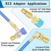 A/C Retrofit Valve Kit-Refrigerant Retrofit Valve Set, with R12 to