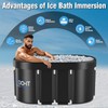 Tomaje Upgrade 129 Gal XL Large Oval Ice Bath Tub