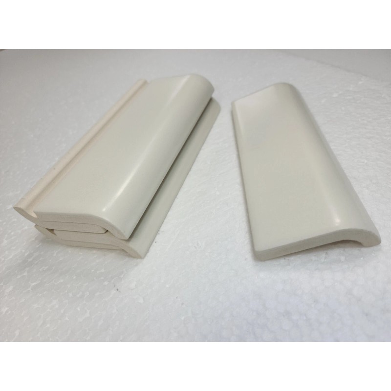 Daltile Light Bone Biscuit Ceramic Tile Mud Cap Backsplash Subway