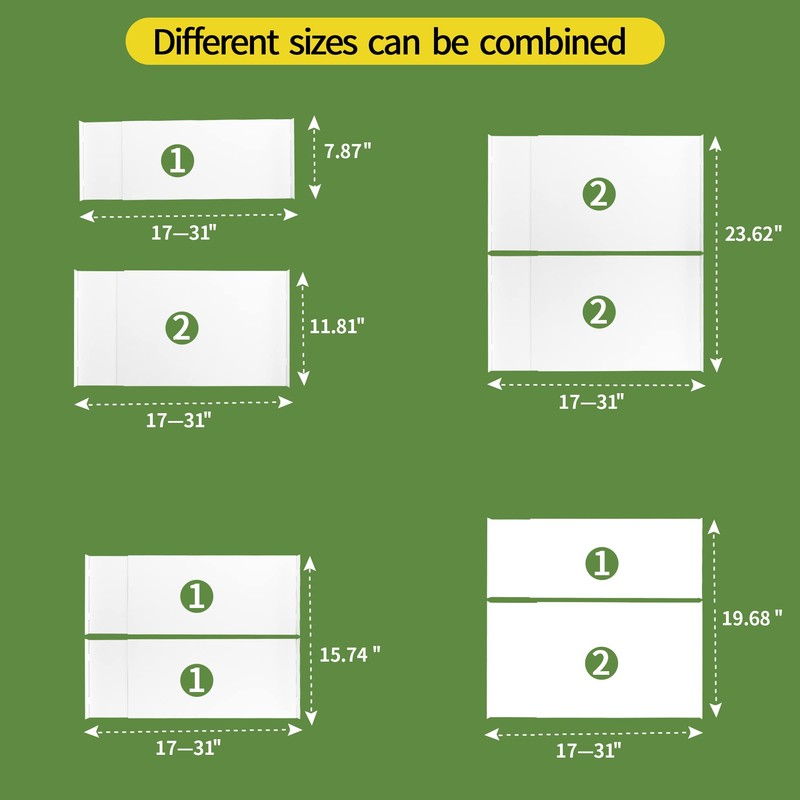 SOFRON Expandable Closet Tension Shelves Organizers, Adjustable Shelf for Cabinet