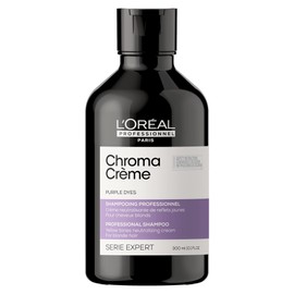 Shampoo Matizador Morado para Neutralizar Tonos Amarillos en Cabello Rubio con Pigmento Morado |300ml| Chroma Creme de L'Oréal Professionnel