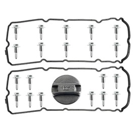 KAX Engine Valve Cover Compatible with 2003-2007 G35, 2003-2008 350Z FX35, 2006-2008 M35, Replace# 264971/264972