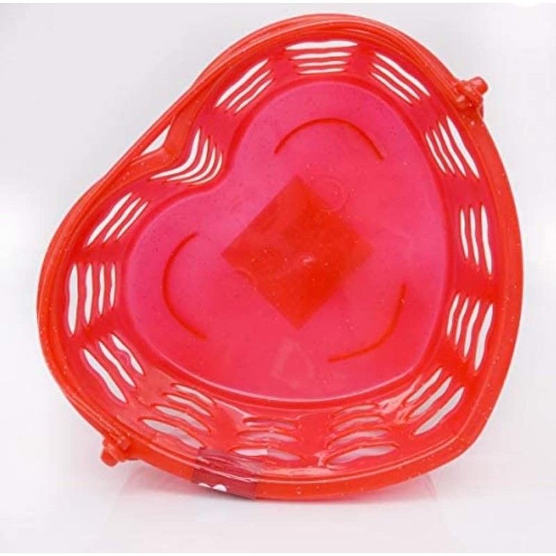 TLC Love Gift Basket with Handle 2pack Red for Valentines