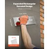 Pro Grade Ergonomic Tile Tools Stainless Steel Squared Notch Flooring