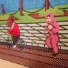 Mike Tyson's Punch-Out 5x2 foot tapestry Little Mac and Doc