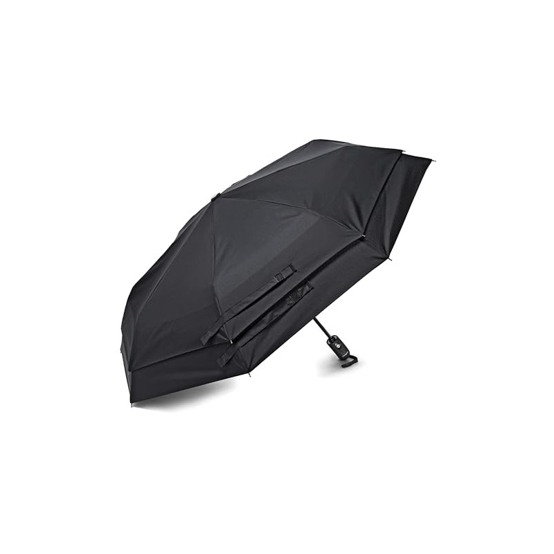 Samsonite Windguard Auto Open/Close Umbrella, Black, One Size