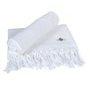 Sathiyas Supreme Turkish Cotton Bath Towel-2pcs Combo (White)