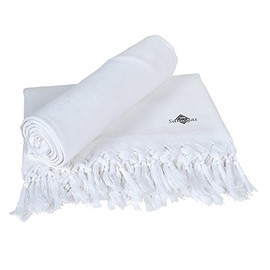 Sathiyas Supreme Turkish Cotton Bath Towel-2pcs Combo (White)