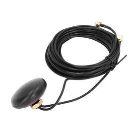 4G GPS Antenna Omnidirectional Positioning Wall Mount 2 Mode 2 Outlet SMA Male 3 Meter Line Car Security Drone Photography Logistics Tracking ABS