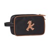 AMPELMANN Freshener Toiletry and Cosmetic Bag Black with Ampelmann, black