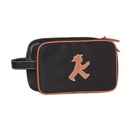 AMPELMANN Freshener Toiletry and Cosmetic Bag Black with Ampelmann, black