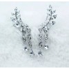 Launers Arete Pendiente Zarzillo Alas Angel Cristal Mujer Fantasia