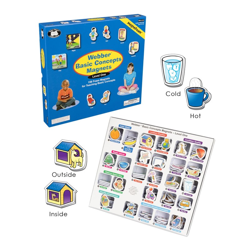 Super Duper Publications | Webber® MagneFoam Basic Concepts Magnets Level