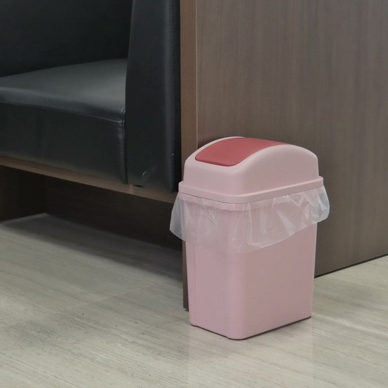 Teyyvn Bote de basura de plástico de 7 litros /