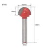 SeonFook 4pcs 6mm Carbide U-Groove Bit Router Bit U Groove