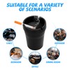 Car Ashtray, Windproof Smokeless Smellproof Self-Extinguishing Portable Mini Car Trash