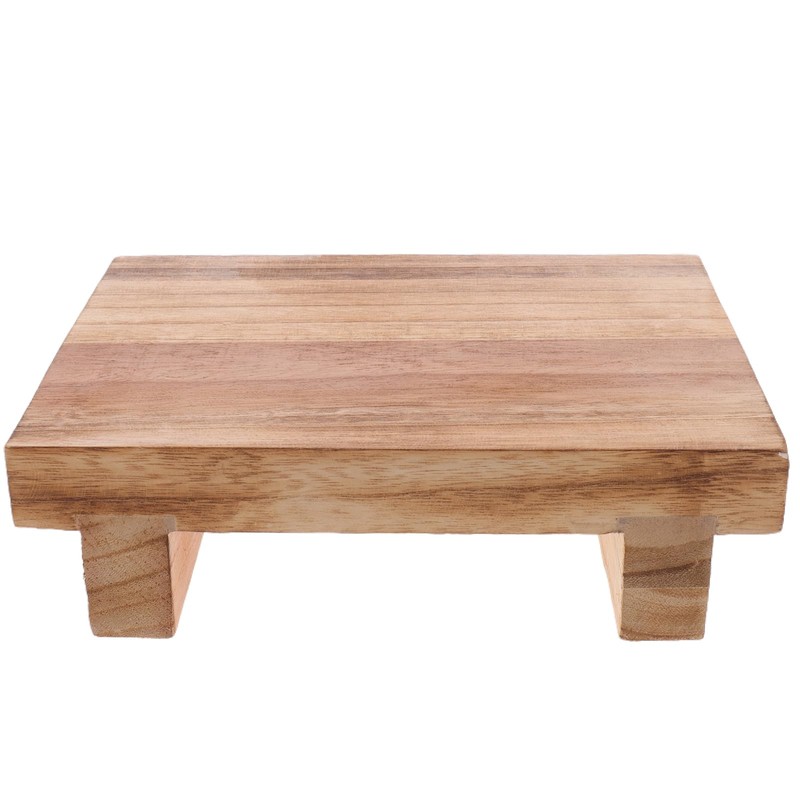 PRETYZOOM Wooden Step Stool for Kids One Step Stool Toddler