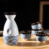 Sake Set Ceramic Japanese Sake Set of 7 include 1