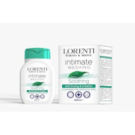 LORENTI TOKYO & SEOUL Intimate Washing Soothing 300 ml Women | Intimate Wash Lotion | Gentle Wash Gel for Intimate Care and Unwanted Odours - Protects Against Dehydration and Irritation |