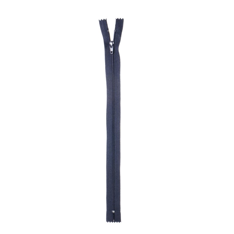 Trimz 35cm (~14inch) Navy one Way end Stop Zip with