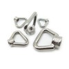 4 Pack M10 Ring Nuts, 304 Stainless Steel Triangle Eye